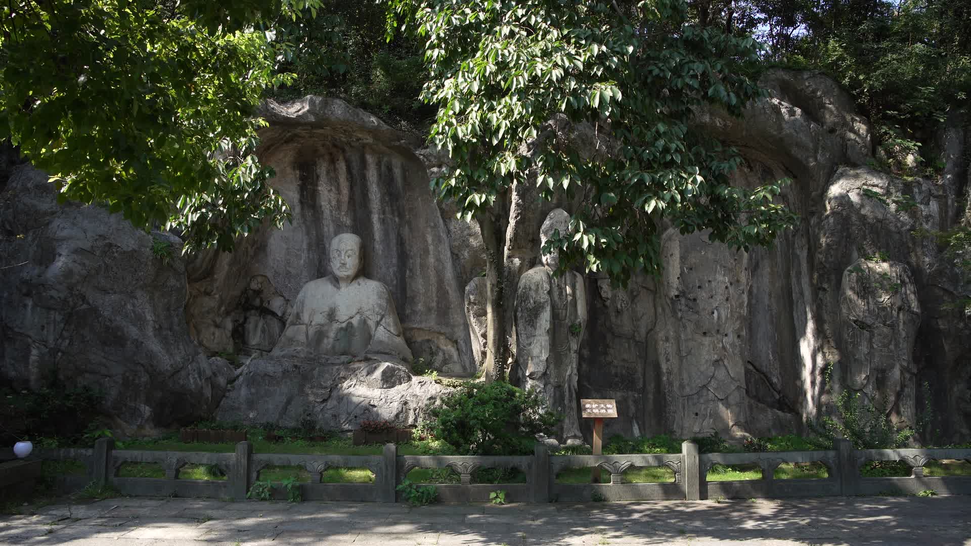 杭州吴山景区石佛院视频的预览图