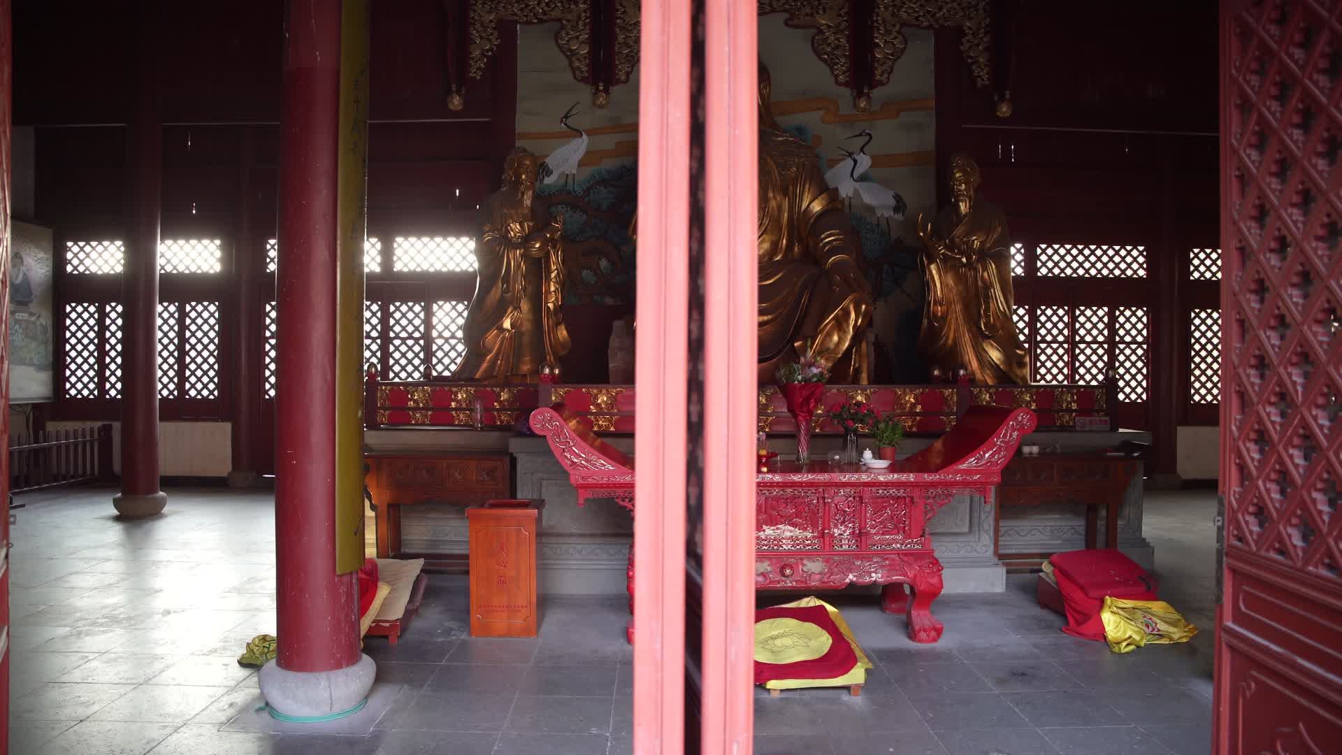 杭州吴山景区药王庙视频的预览图