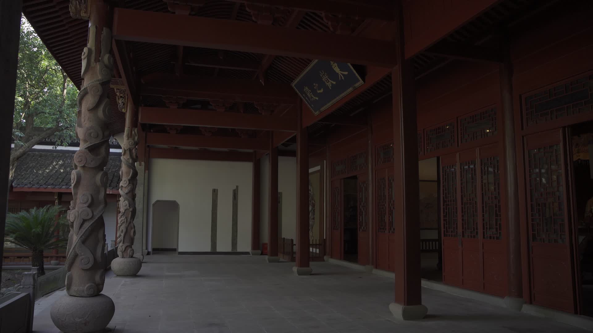 杭州吴山景区中兴东岳庙视频的预览图