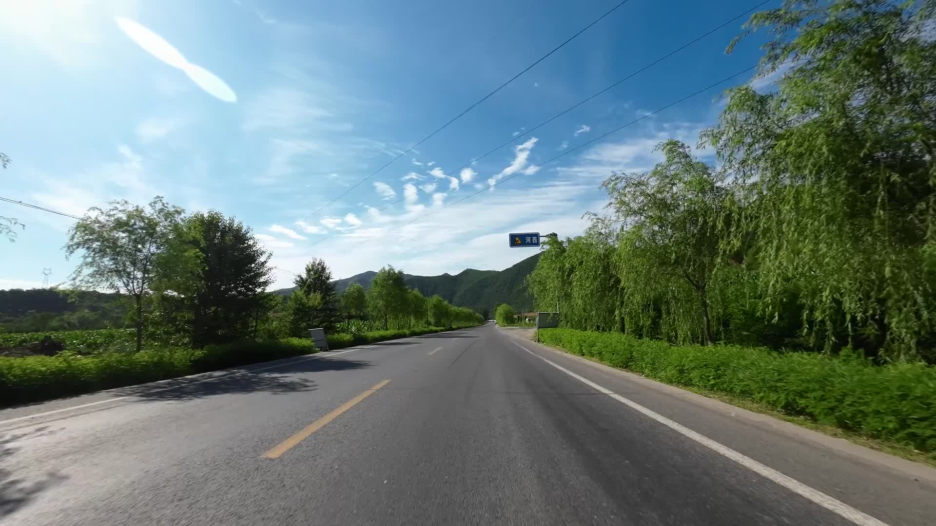 沿途风景车前窗外风光开车第一视角视频的预览图