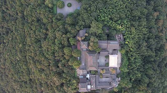 杭州玉皇山景区福星观航拍视频的预览图