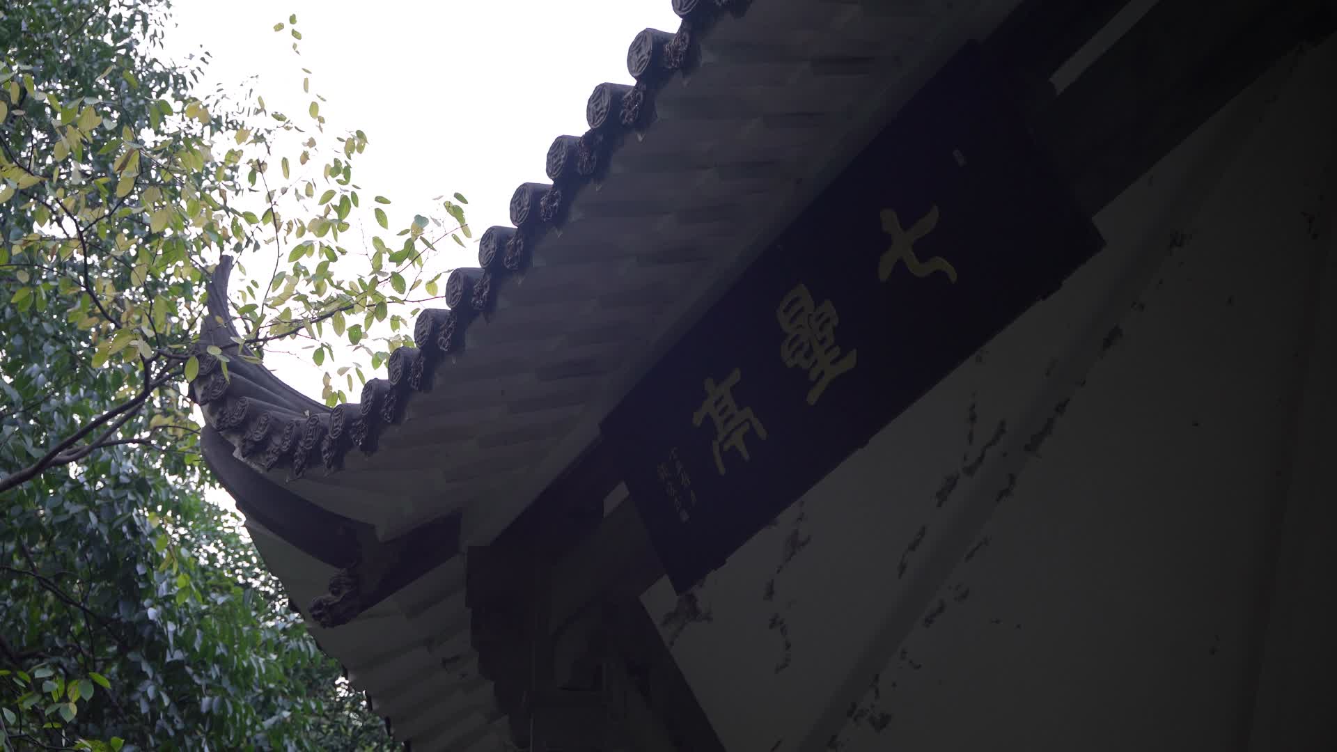 杭州玉皇山景区七星亭七星缸视频的预览图