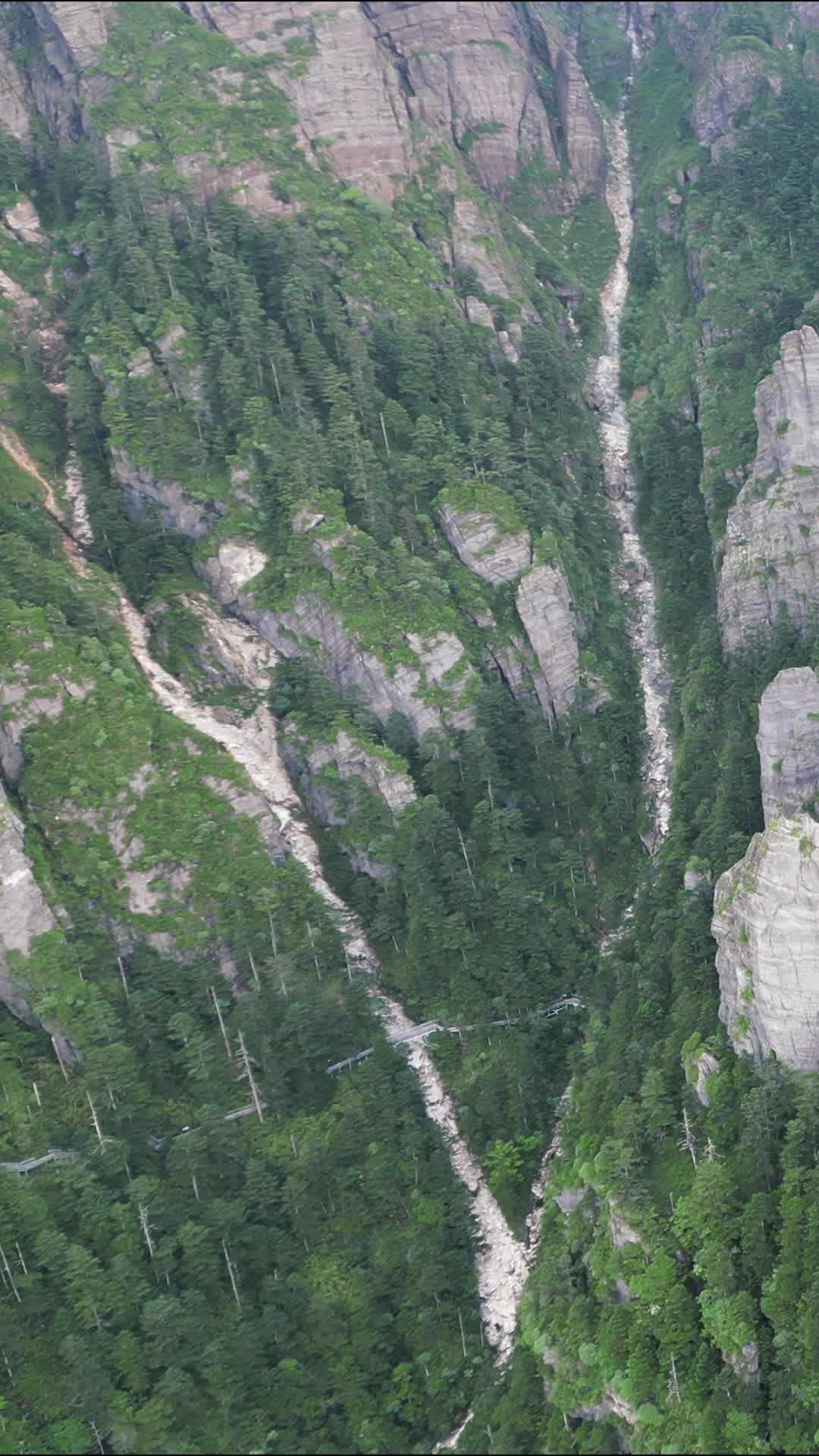 湖北神农架石林风景区航拍视频的预览图