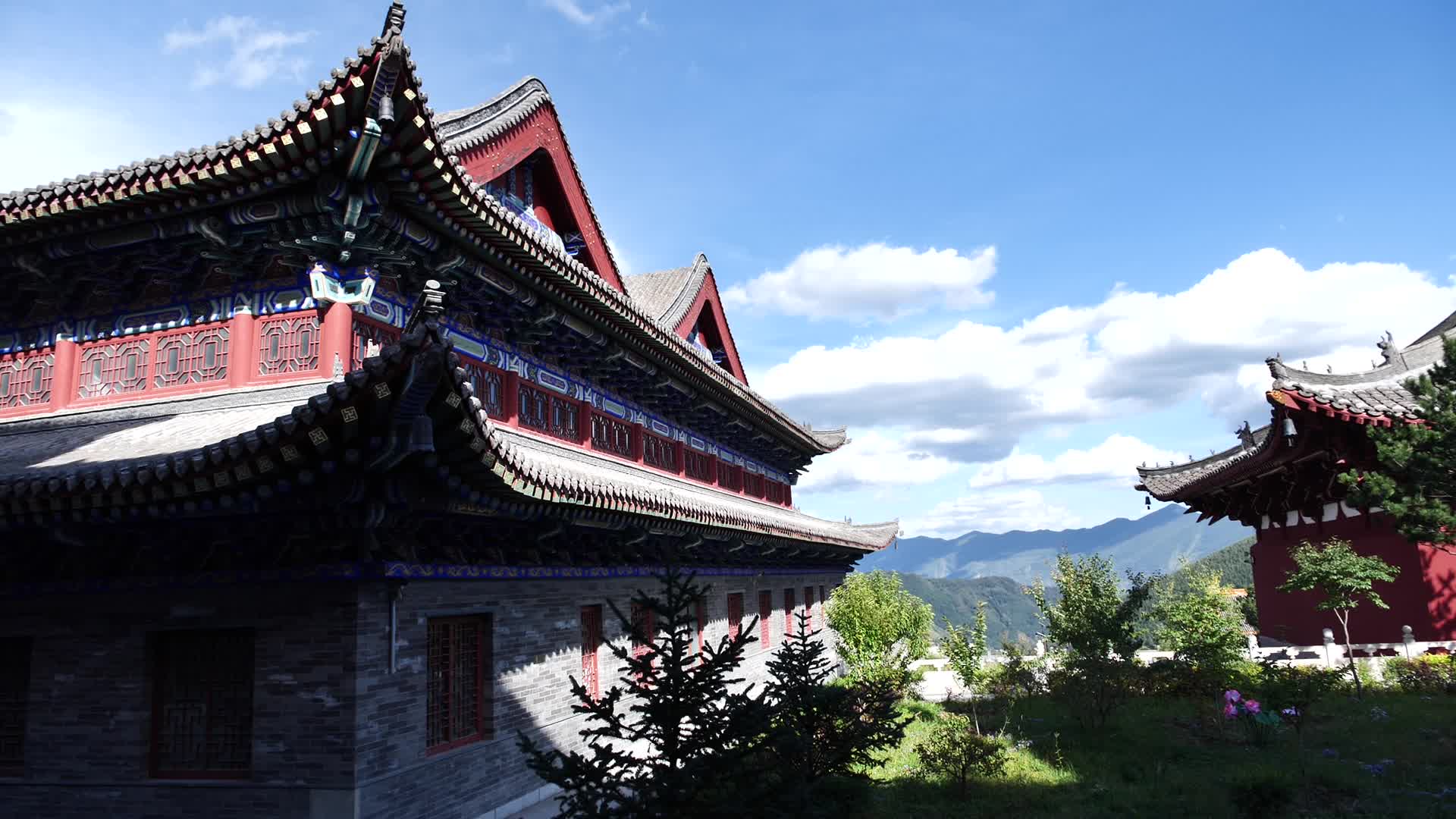 山西五台山竹林寺视频的预览图