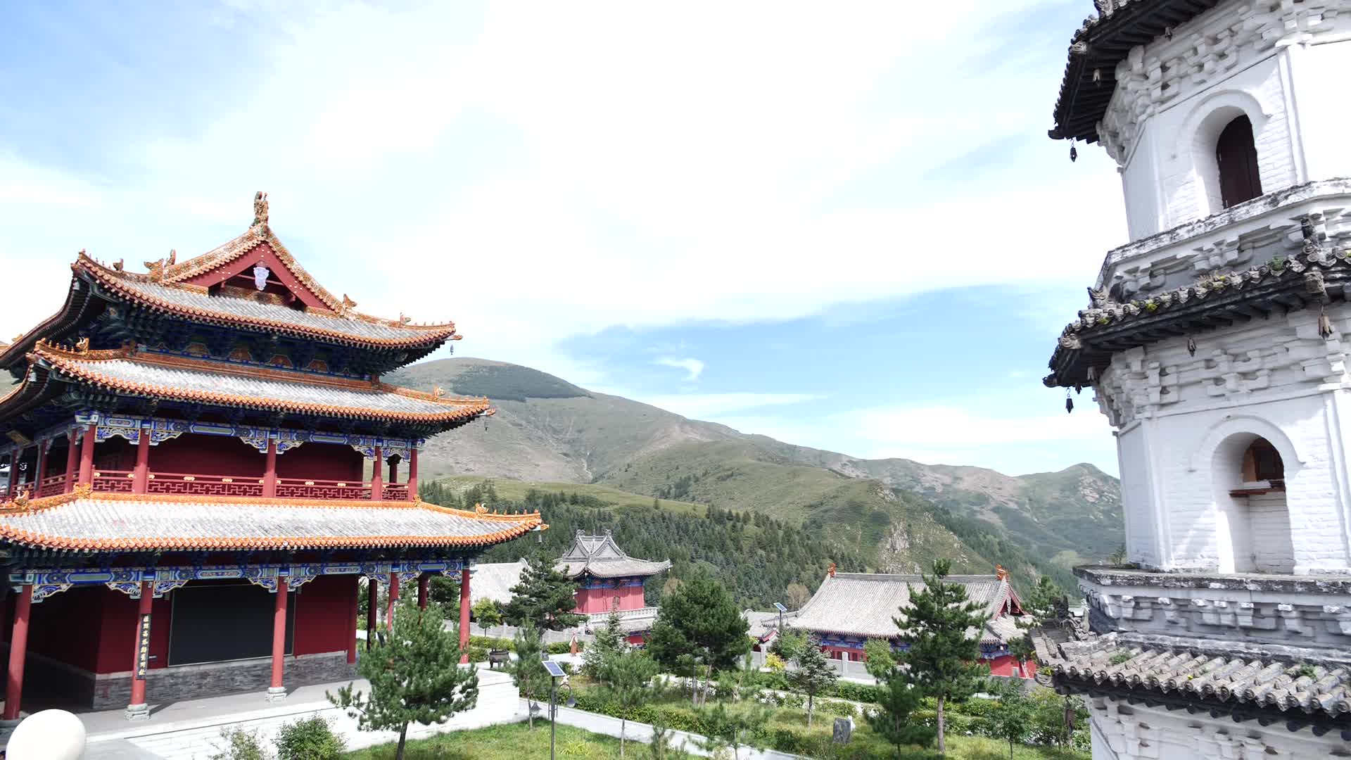 山西五台山竹林寺视频的预览图