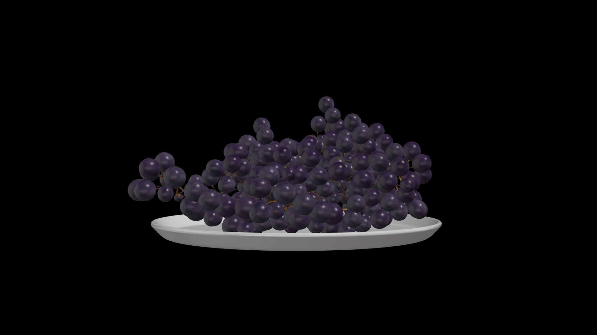 紫色葡萄展示带通道视频的预览图