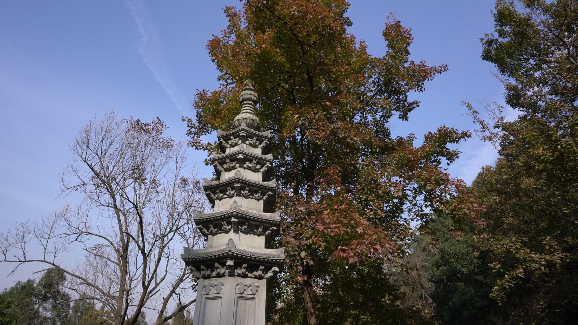 杭州西湖区北高峰法华寺禅院视频的预览图