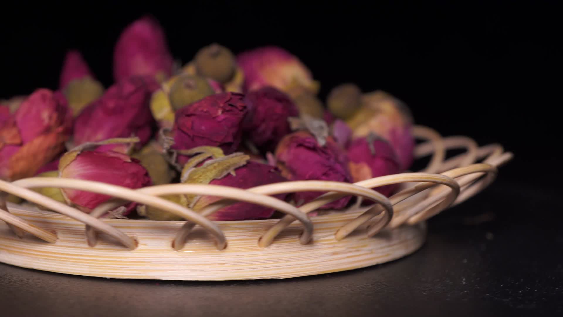 花茶干花玫瑰花食用玫瑰视频的预览图