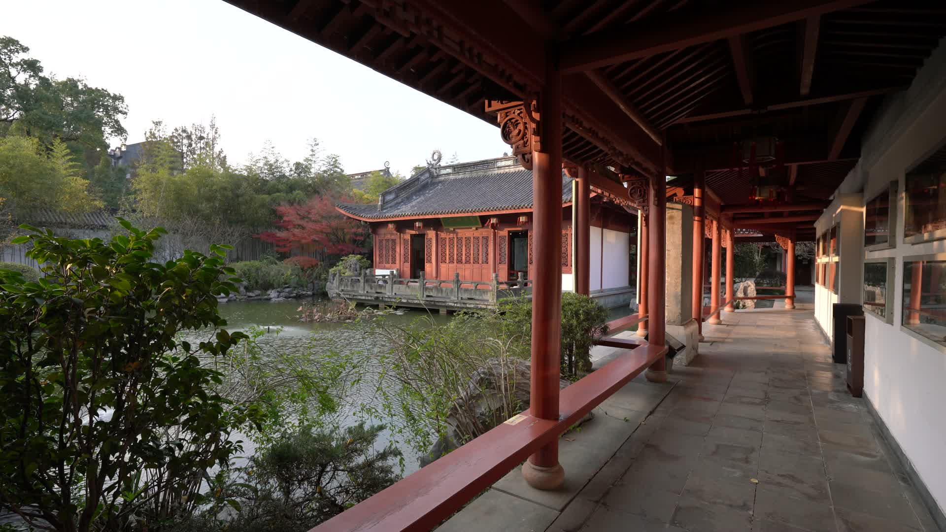 杭州西湖区官办学府孔庙视频的预览图