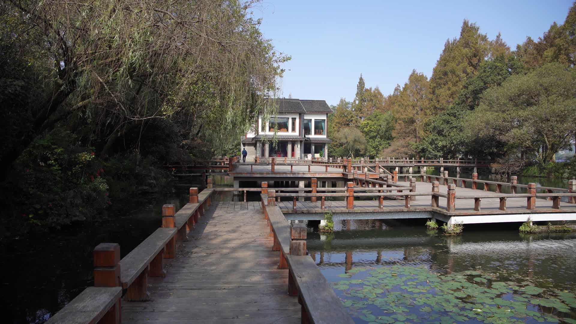 杭州西湖景区红栎山庄视频的预览图