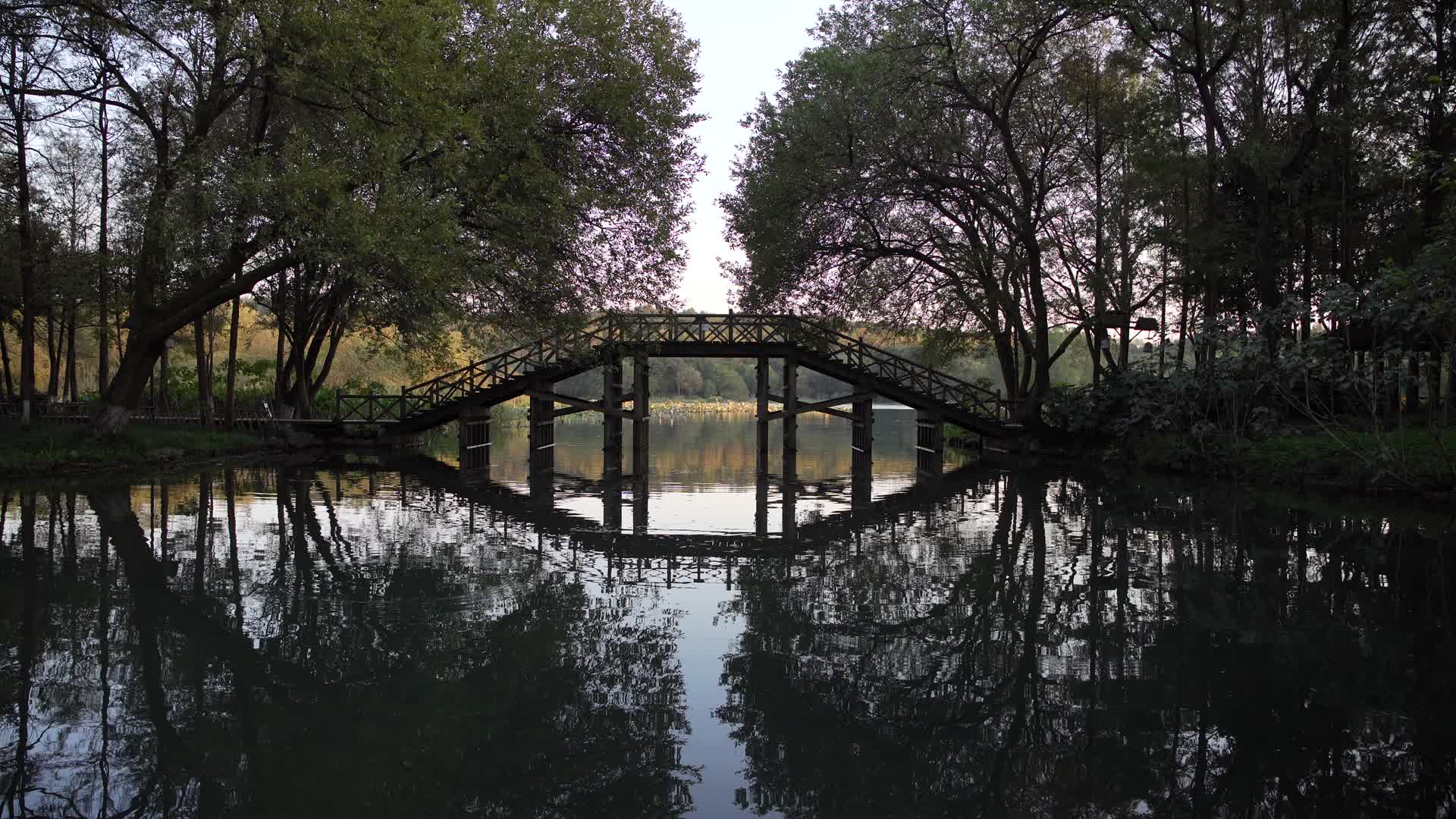 杭州西湖风景区茅家埠视频的预览图
