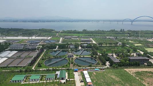湖北襄阳自来水厂航拍视频的预览图