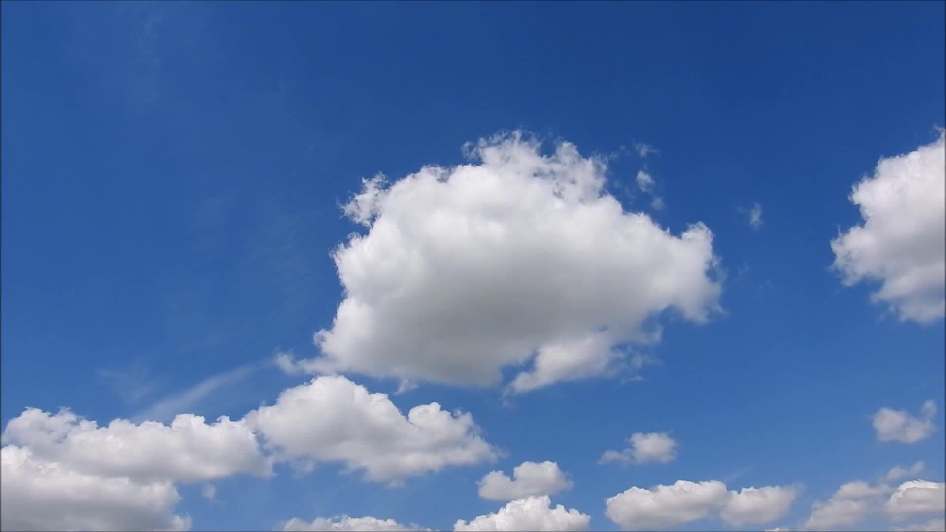 蓝天白云延时摄影视频视频的预览图