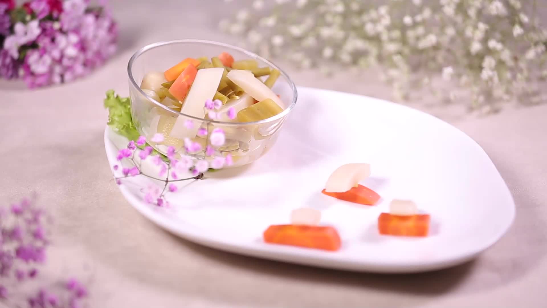 镜头合集酸菜泡菜下饭菜视频的预览图