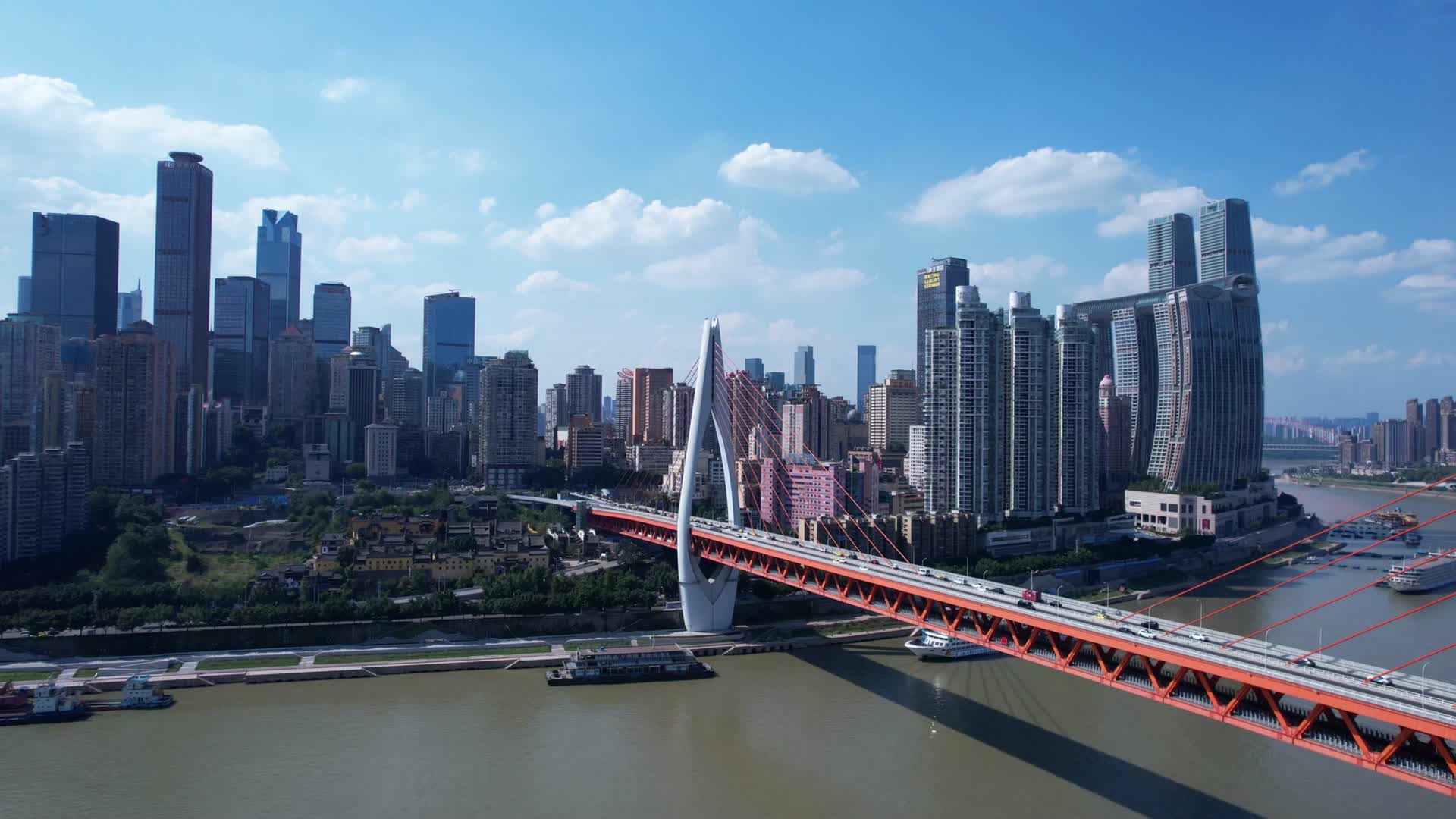 城市远景航拍合辑4K视频的预览图