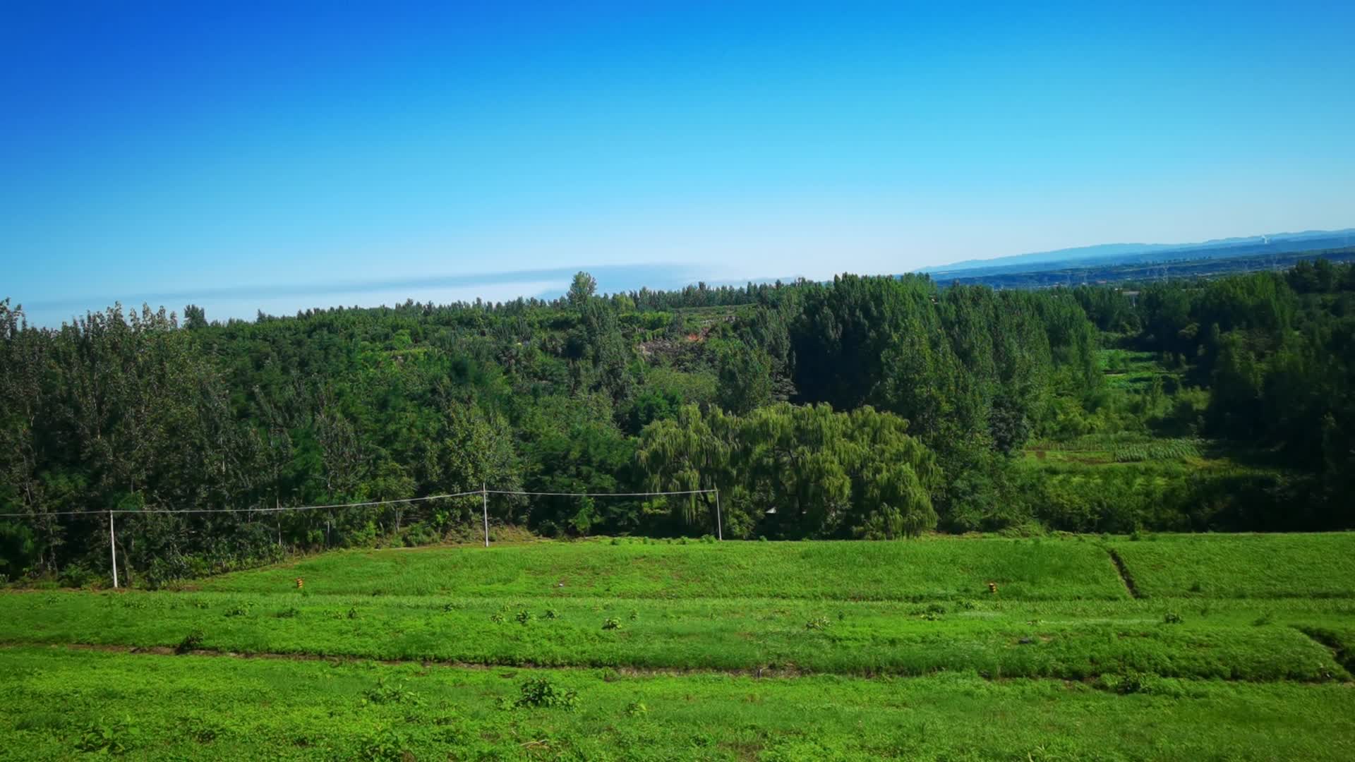 美丽乡村新农村建设田园风光4K视频的预览图