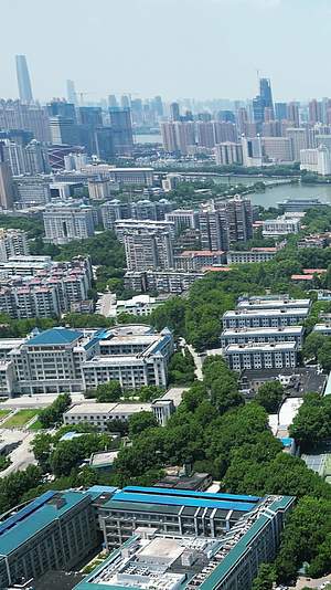 湖北武汉城市建设竖屏航拍视频的预览图