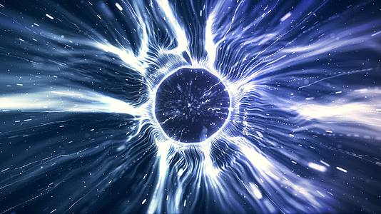 黑洞能量释放视频ae模板视频的预览图