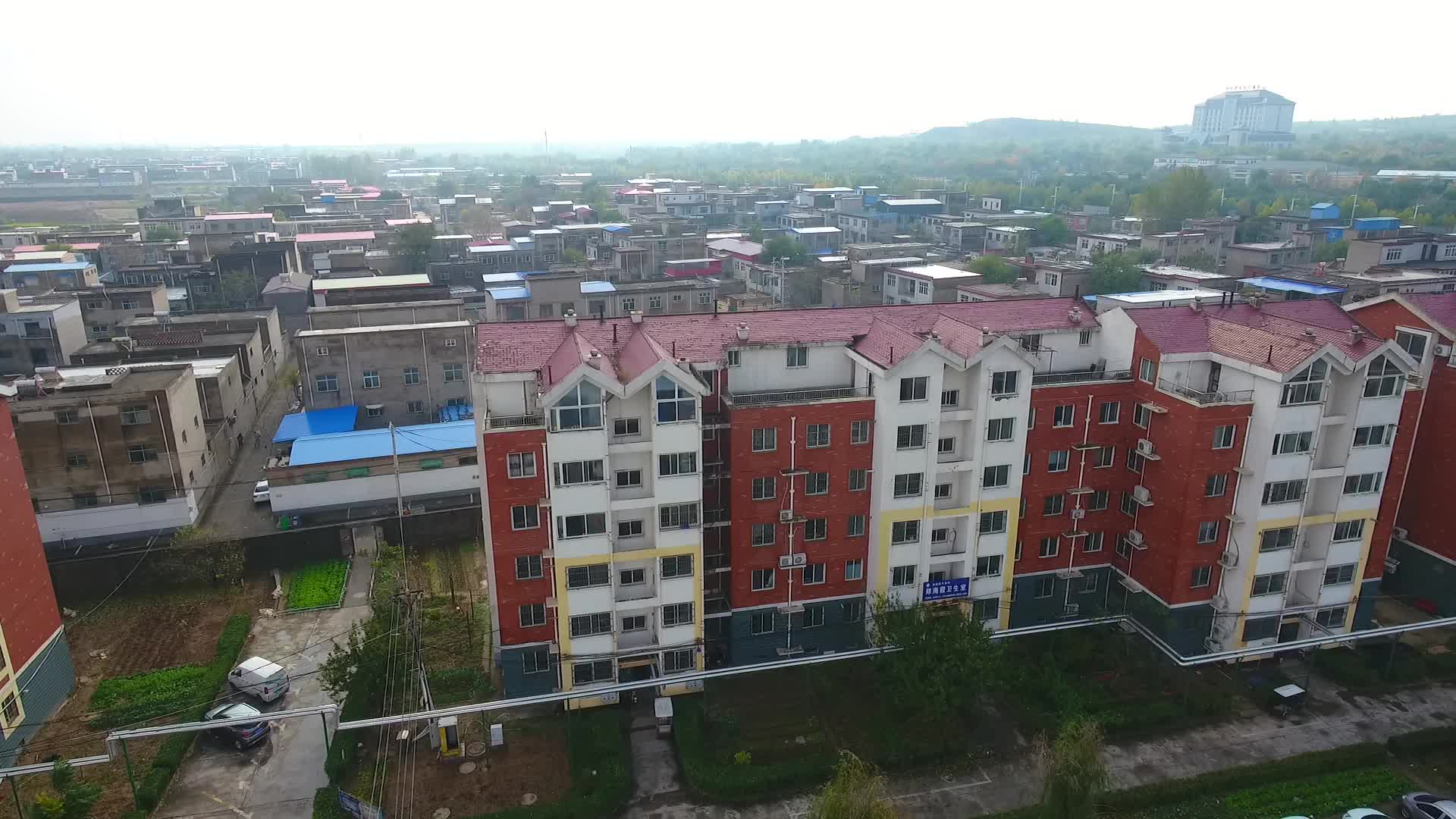 航拍住宅楼层视频的预览图