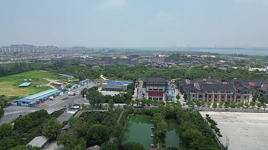 湖北襄阳中国唐城4A景区航拍视频的预览图