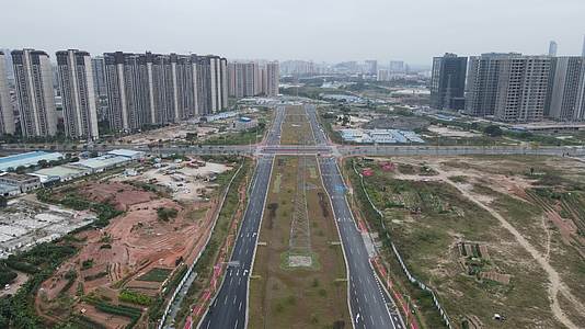航拍南京高新技术产业园视频的预览图