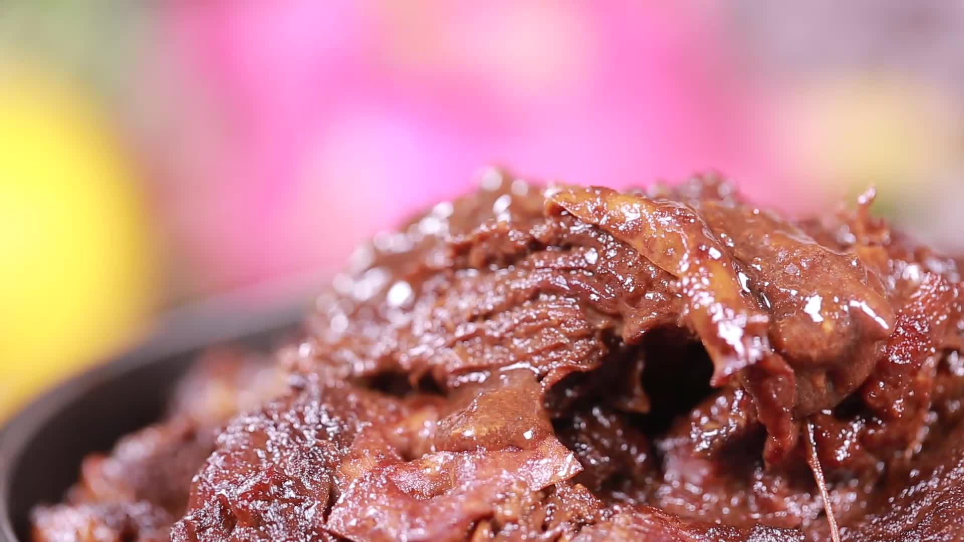 镜头合集一块软烂的炖肉牛肉视频的预览图
