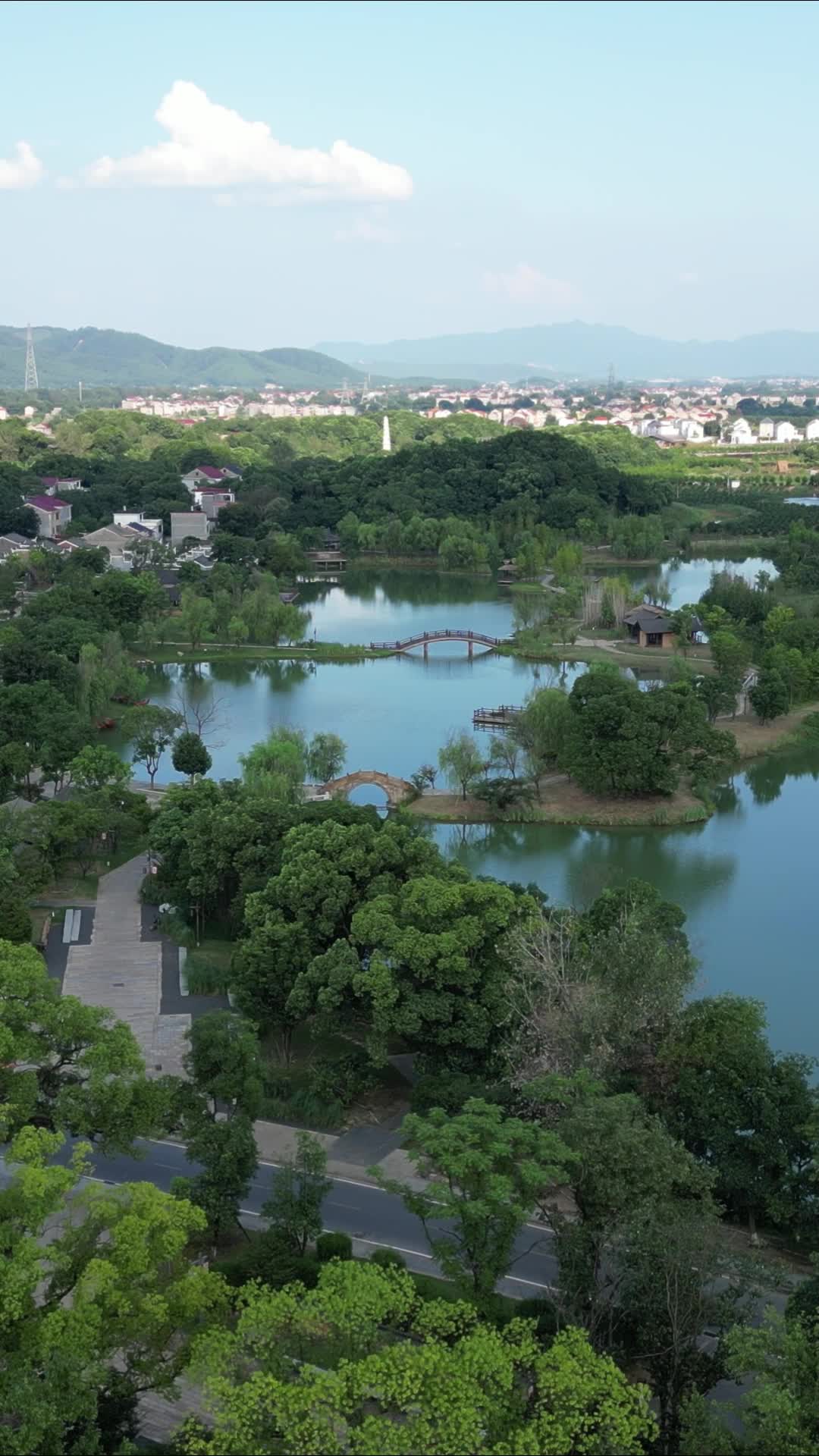 航拍江西吉安吉州窑遗址公园4A景区视频的预览图