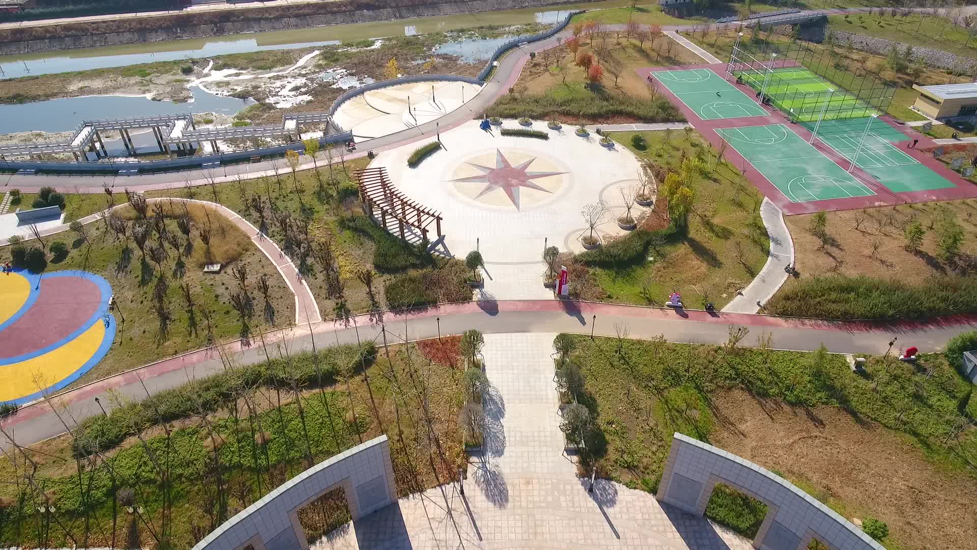 航拍安徽宿州视频的预览图