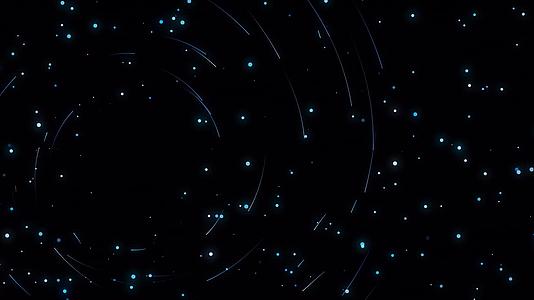 宇宙光线粒子漩涡视频特效视频的预览图