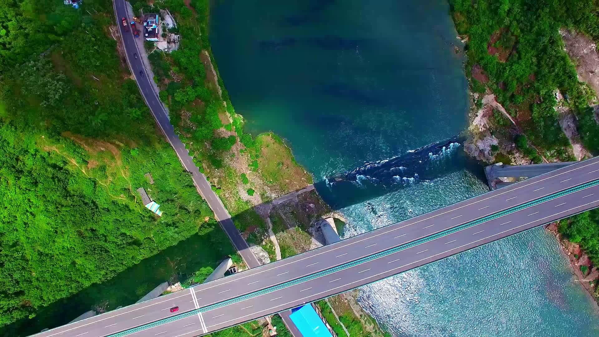 达州罗江电站航拍视频的预览图