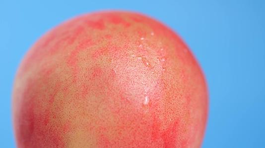 桃子水蜜桃粉色桃子视频的预览图