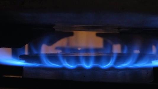火蓝板火焰能源气体电力燃料视频的预览图