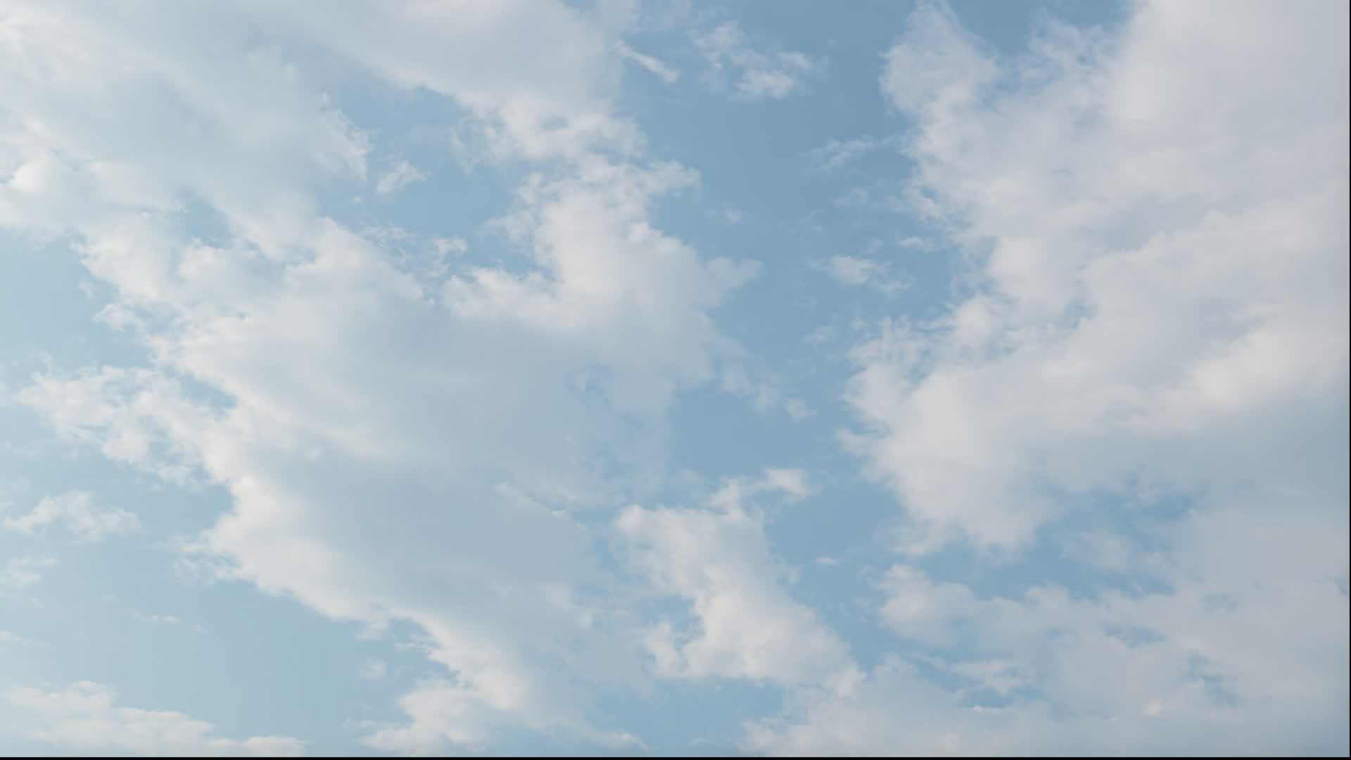 蓝天白云4K延时天空云彩高清实拍视频视频的预览图