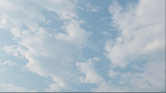 蓝天白云4K延时天空云彩高清实拍视频视频的预览图