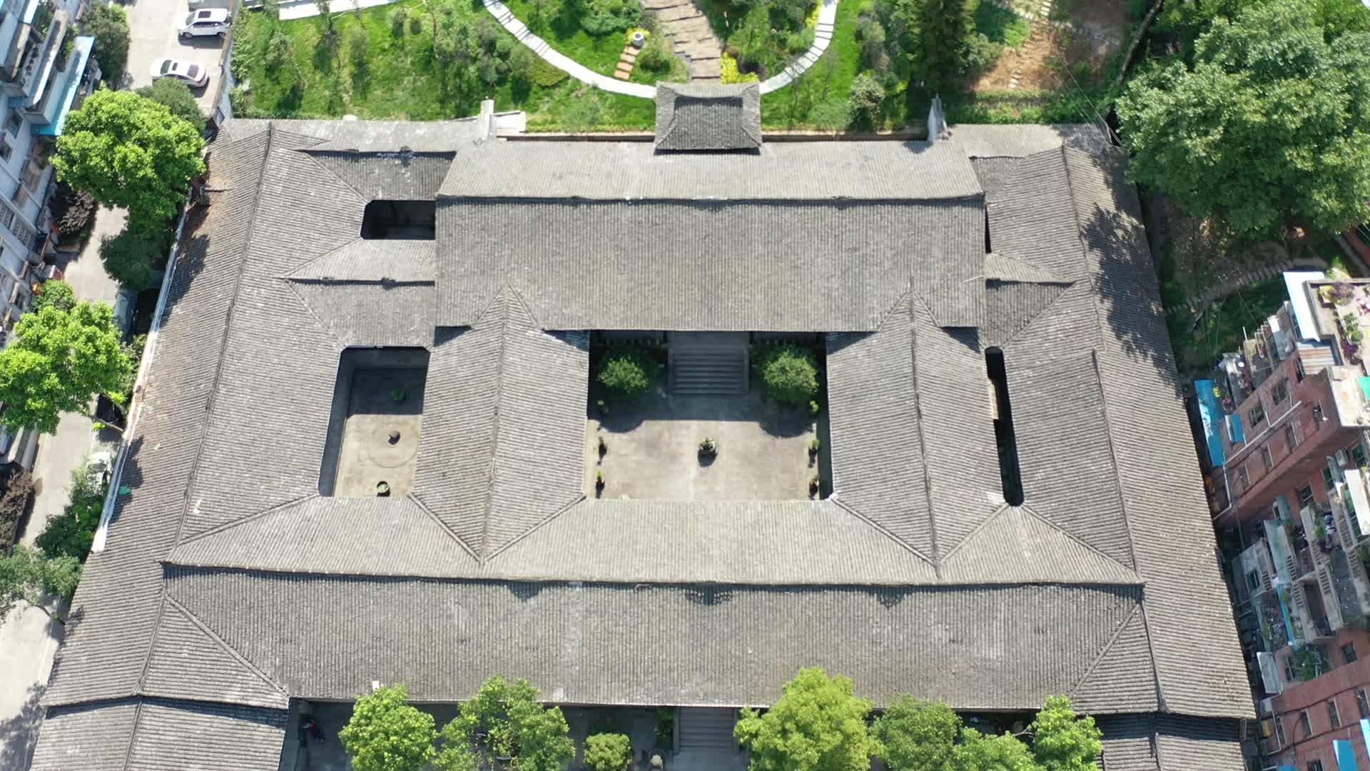 护国战争博物馆陶家大院红色景点红色基地视频的预览图