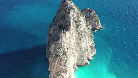 希腊唯美岛屿海面影视级视觉视频的预览图