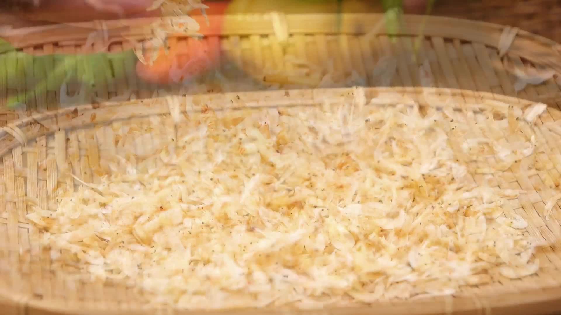 干虾皮干货新鲜虾皮毛虾海产品视频的预览图