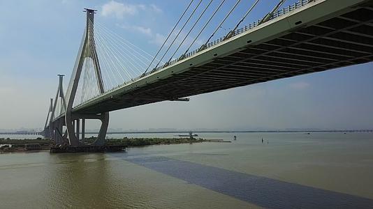 珠海风光大桥红鹤大桥航拍视频的预览图