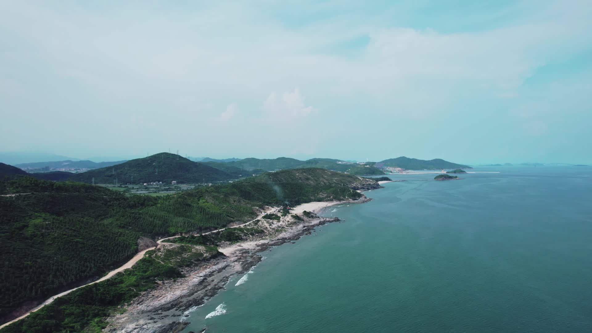 惠州黑排角海滩视频的预览图