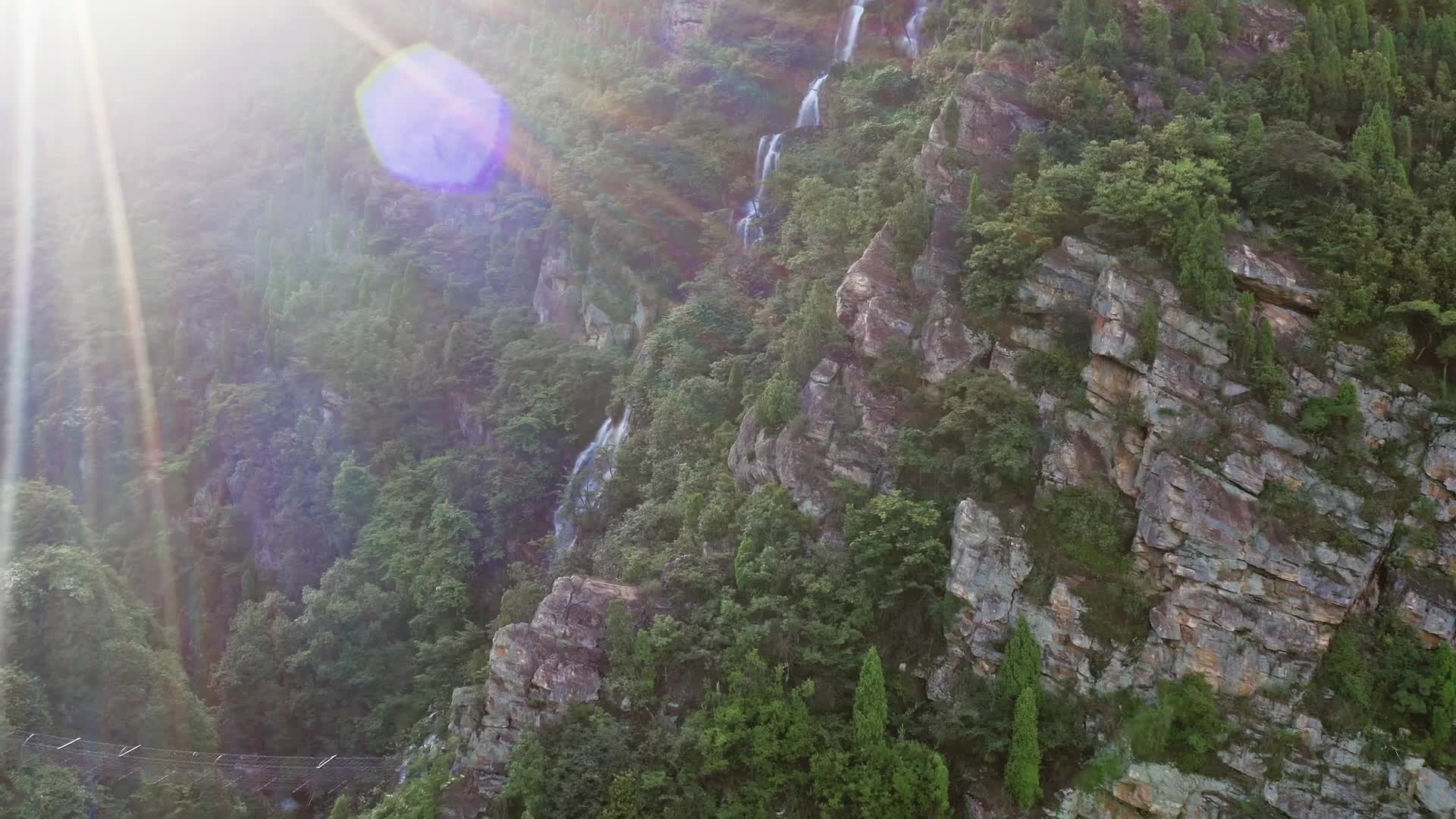 湖南株洲茶陵县自然风光航拍视频视频的预览图
