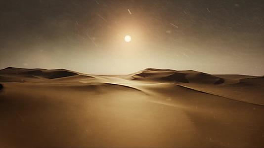 沙尘暴沙漠荒漠视频的预览图
