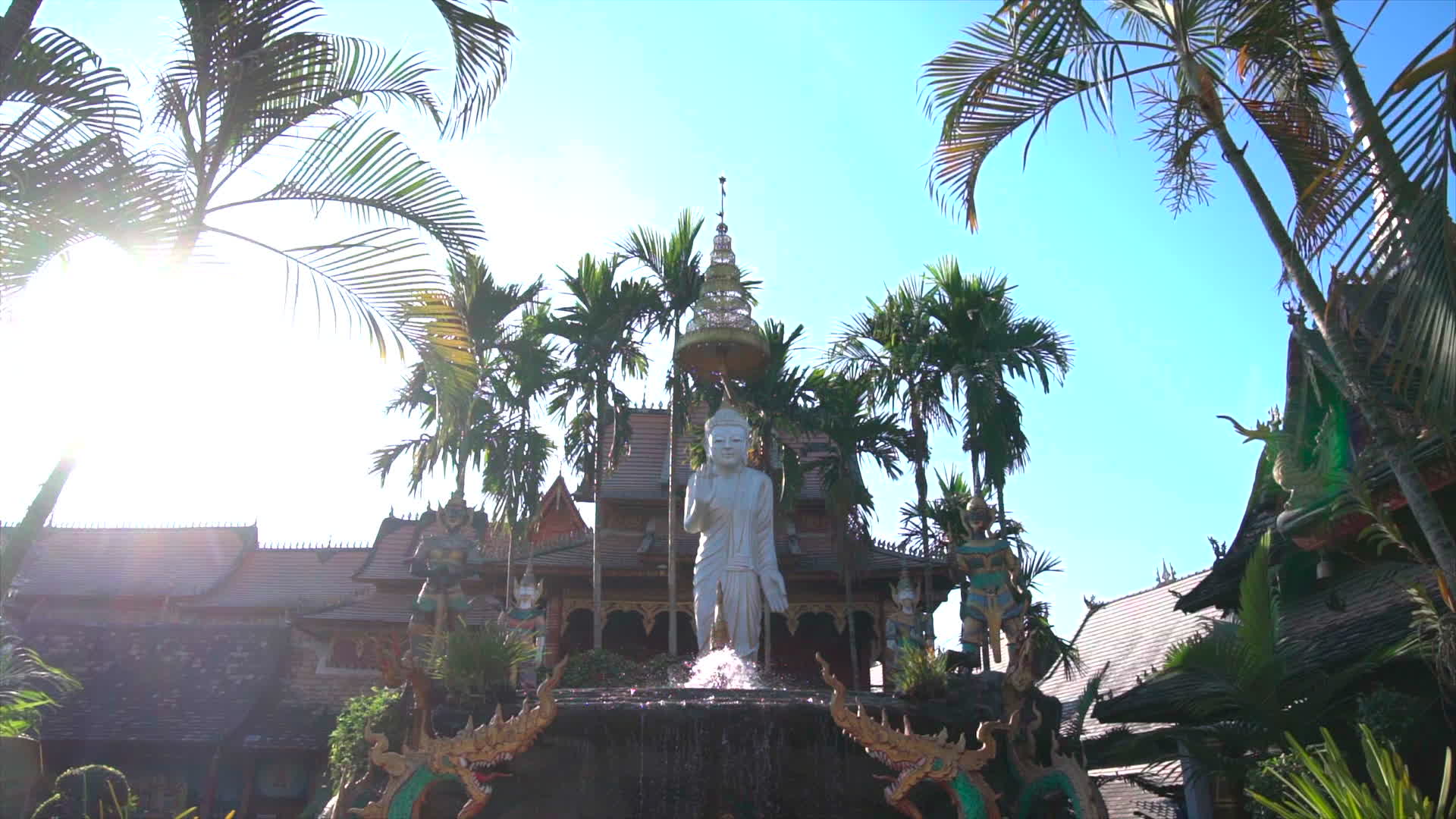 西双版纳寺庙佛像实拍视频的预览图