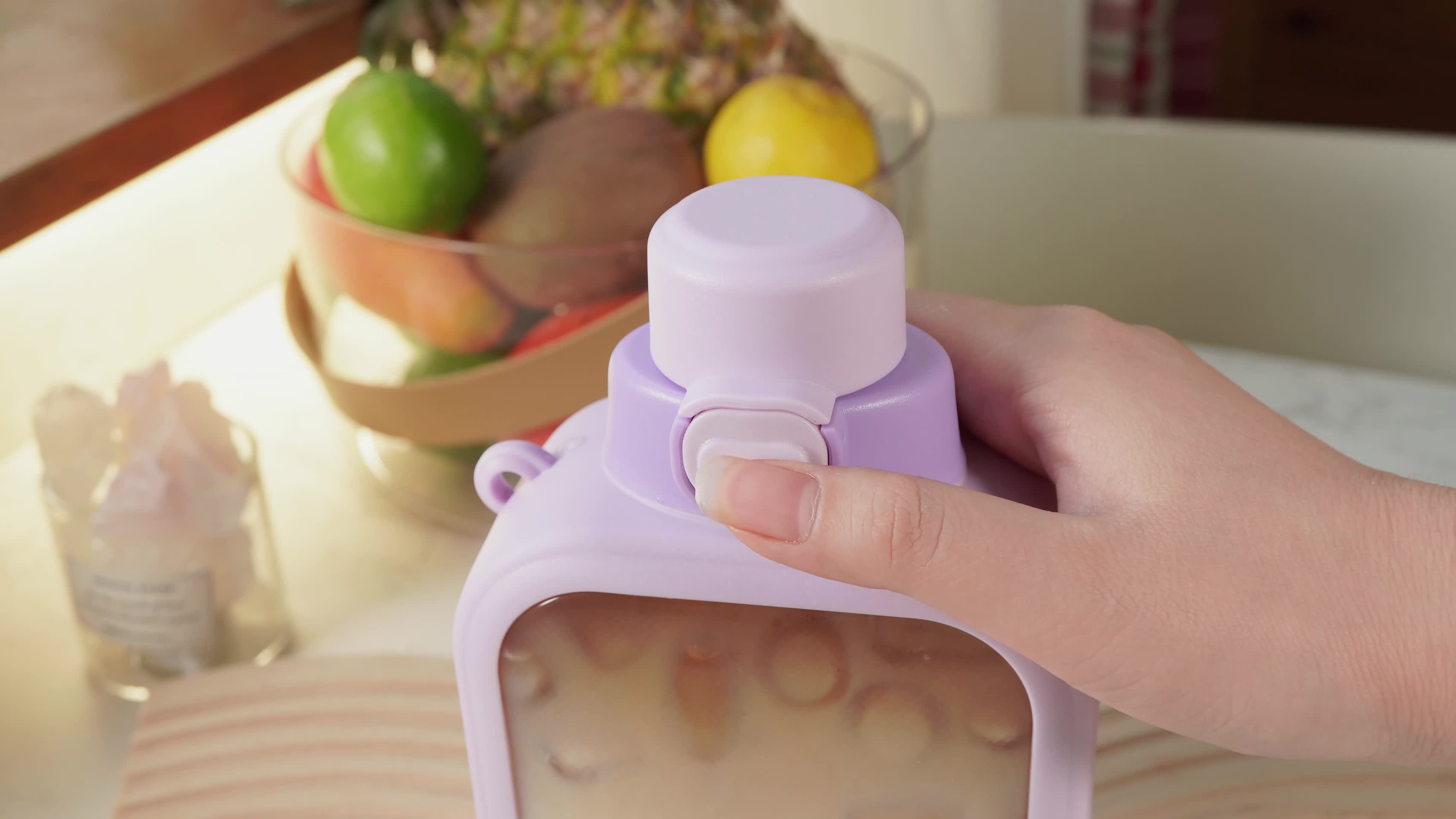 网红儿童水壶自制奶茶饮品视频的预览图