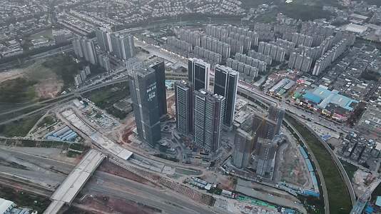 航拍广东城乡建设视频的预览图