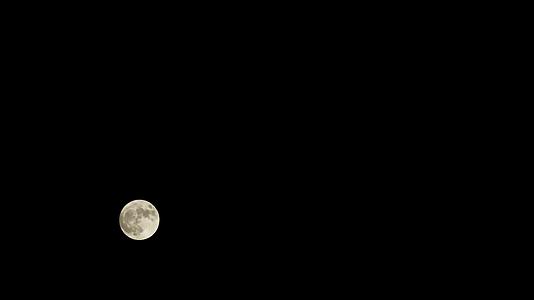 中秋节月亮延时拍摄4K视频视频的预览图
