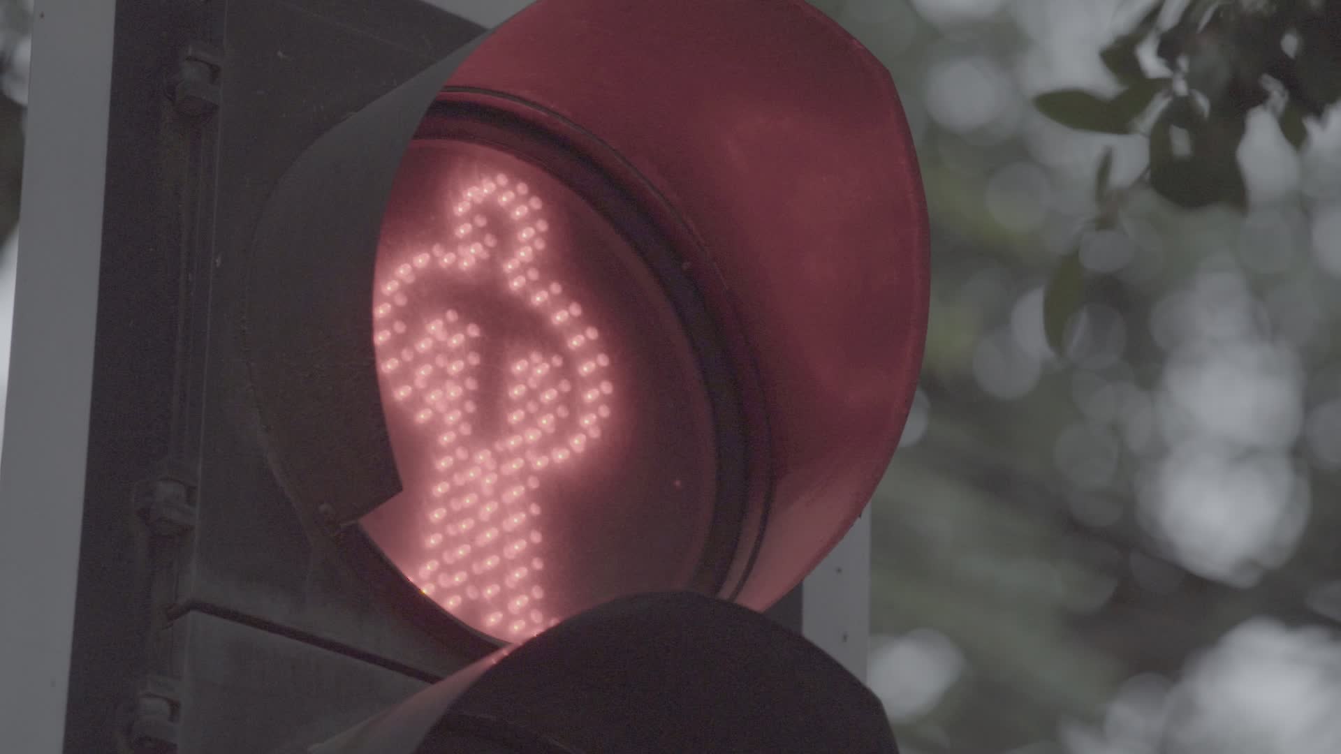 马路街头红绿灯信号灯视频的预览图