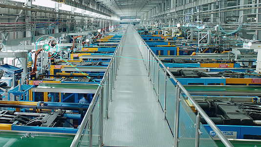 工业生产智能工厂现代化工厂流水线工业视频的预览图