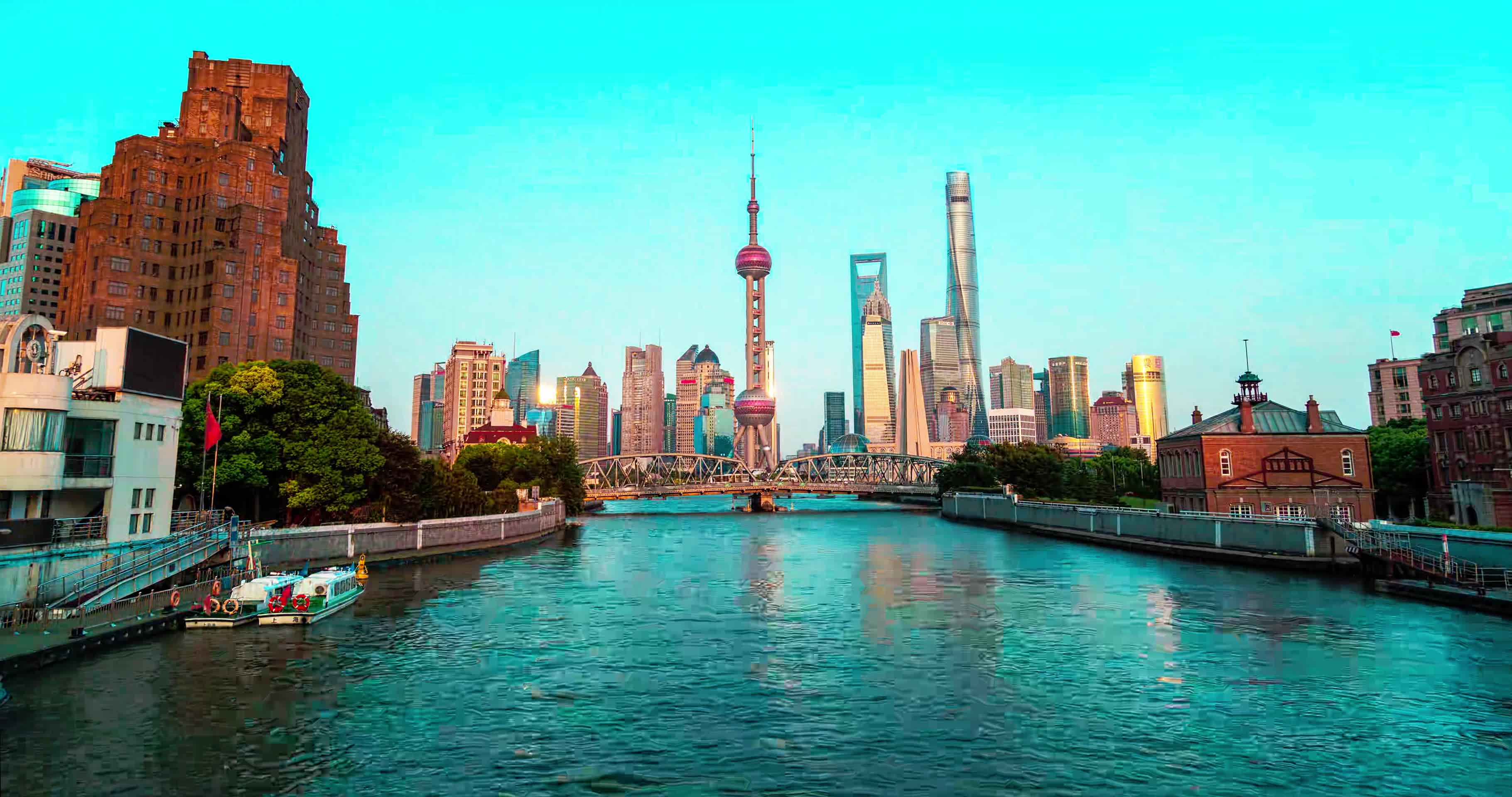 上海外滩延时摄影视频的预览图
