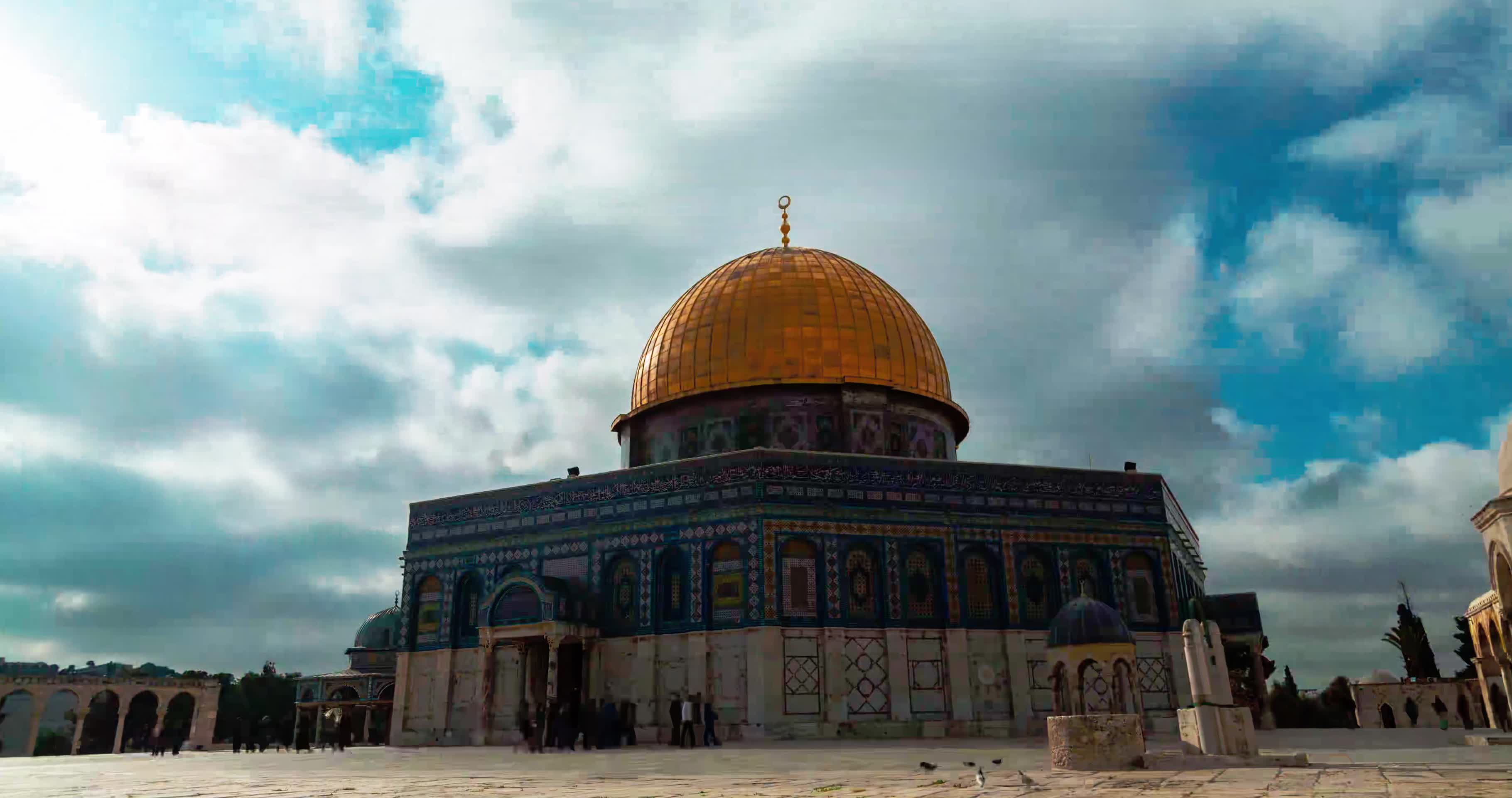 伊斯兰著名的圆顶清真寺视频的预览图