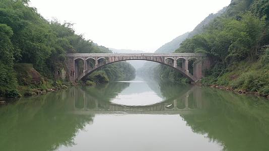 永宁河河流竹林风景线视频的预览图